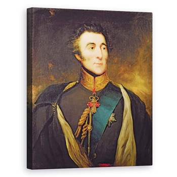 Tablou canvas - Scoala Engleza - Portretul lui Arthur Wellesley, 60 x 75 cm Tablou canvas - Scoala Engleza - Portretul lui Arthur Wellesley, 60 x 75 cm