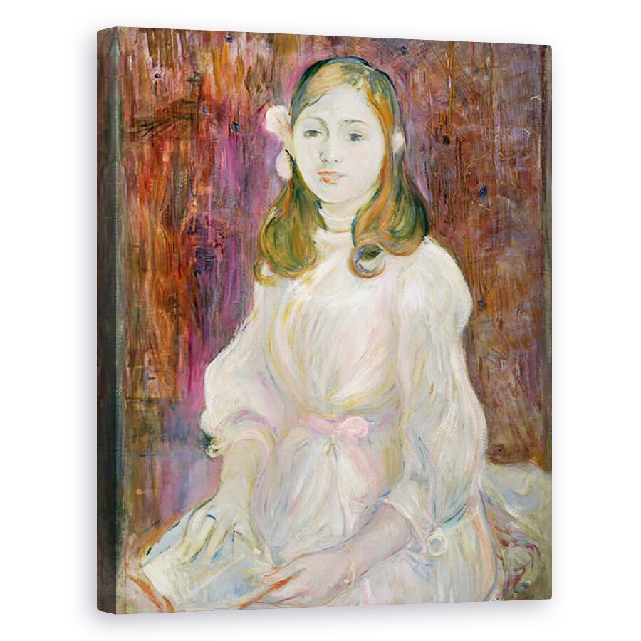 Tablou canvas - Berthe Morisot - Portretul lui Julie Manet 1878-1966 Detinand o Carte, 60 x 75 cm