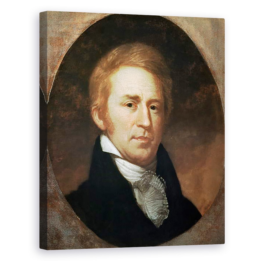 Tablou canvas - Charles Willson Peale - Portretul lui William Clark, 60 x 75 cm