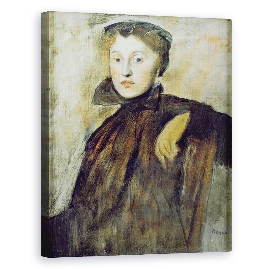Tablou canvas - Edgar Degas - Studiu pentru un portret al unei doamne, 60 x 75 cm