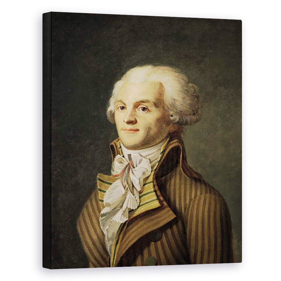 Tablou canvas - Scoala Franceza - Portretul lui Maximilien de Robespierre 1758-94, 60 x 75 cm