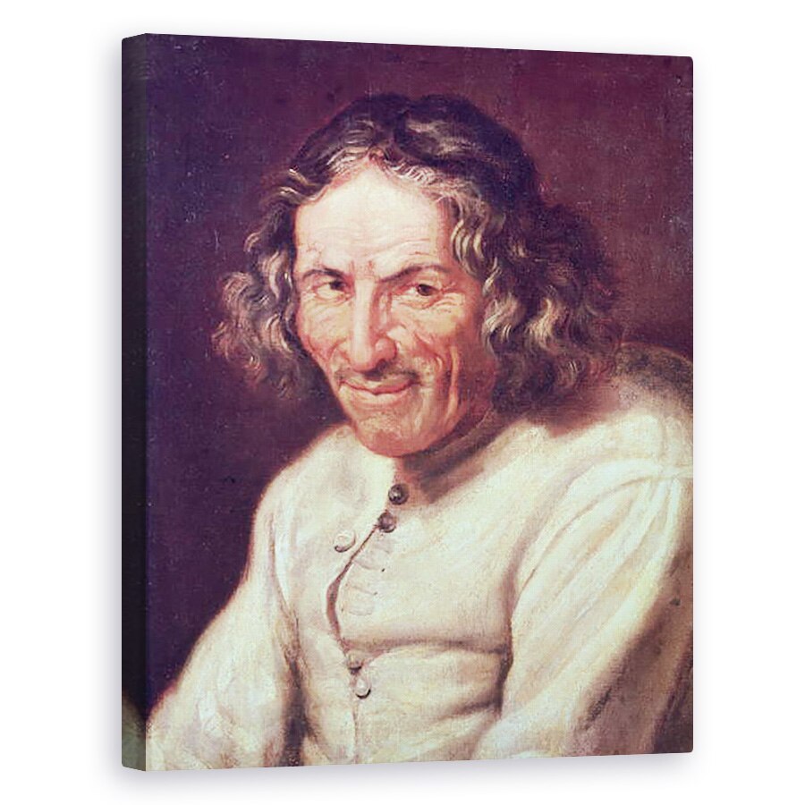Tablou canvas - Scoala Franceza - Portretul lui Paul Scarron 1610-60, 60 x 75 cm