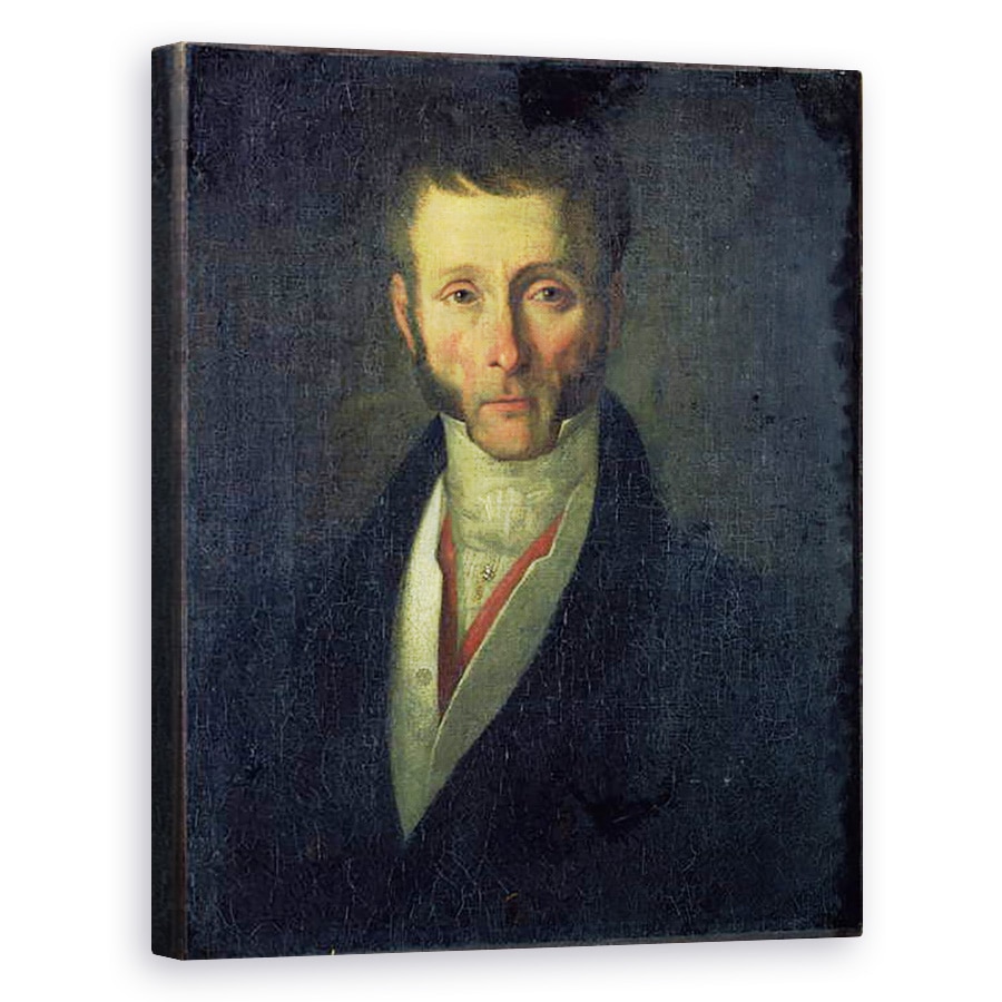 Tablou canvas - Scoala Franceza - Portretul Lui Joseph Fouche 1759-1820 Duce de Otranto, 80 x 100 cm