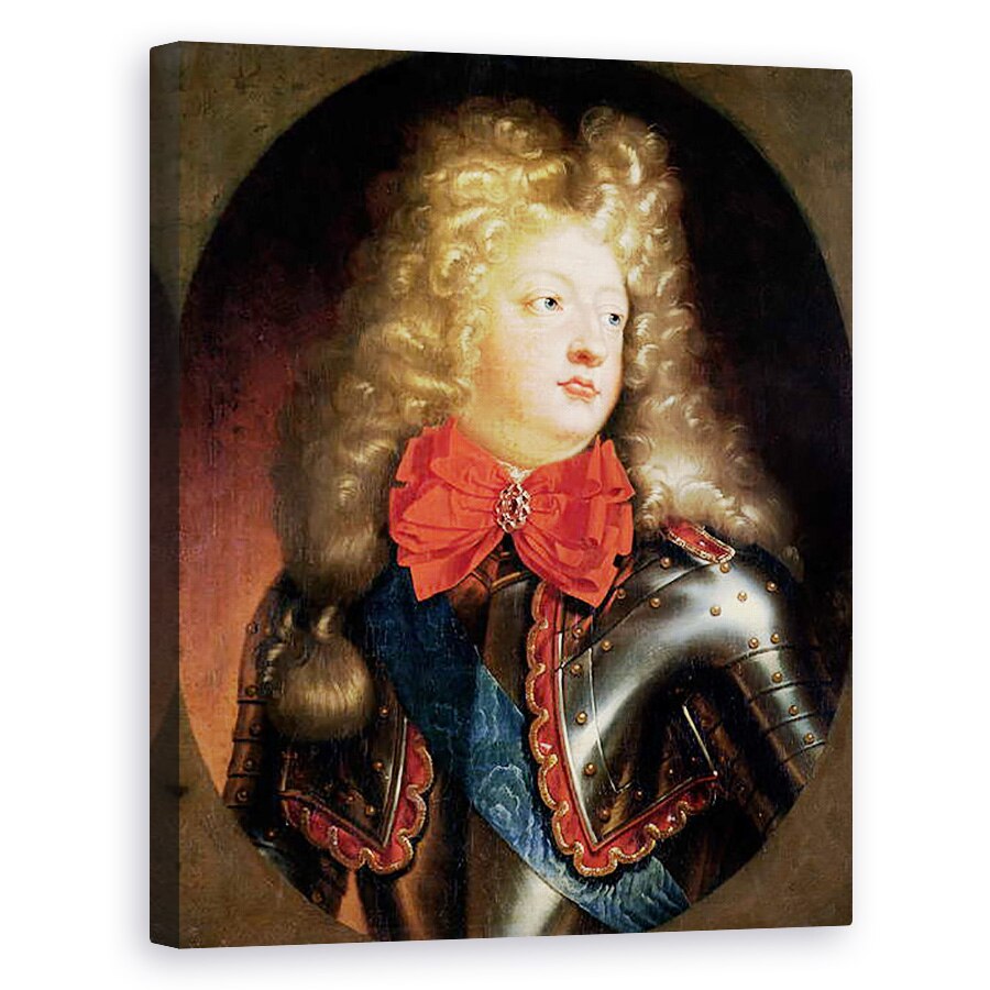 Tablou canvas - Scoala Franceza - Portretul lui Ludovic 1661-1711 Marele Delfin, 60 x 75 cm