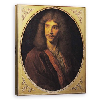 Tablou canvas - Scoala Franceza - Portretul lui Moliere 1622-73, 60 x 75 cm Tablou canvas - Scoala Franceza - Portretul lui Moliere 1622-73, 60 x 75 cm