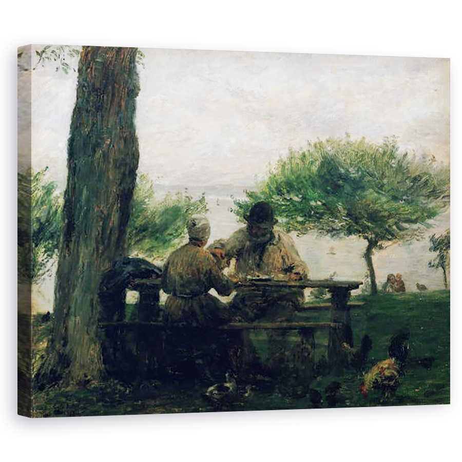Tablou canvas - Adolphe-Felix Cals - Masa la Honfleur, 80 x 100 cm