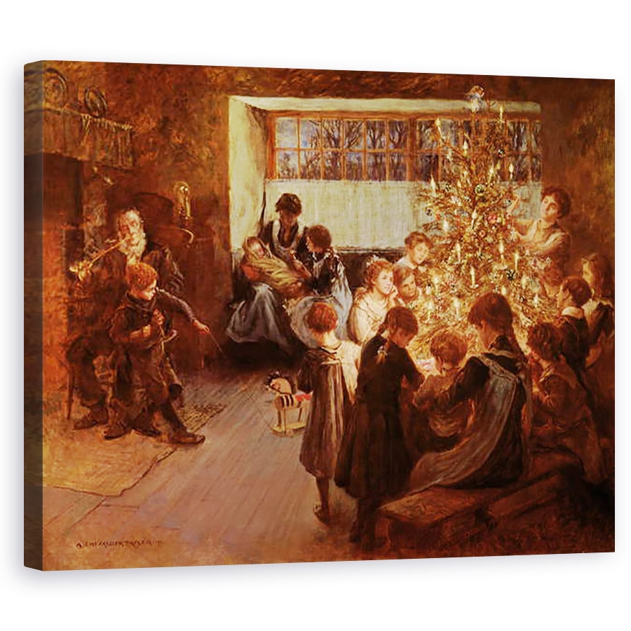 Tablou canvas - Albert Chevallier Tayler - Bradul de Craciun, 80 x 100 cm