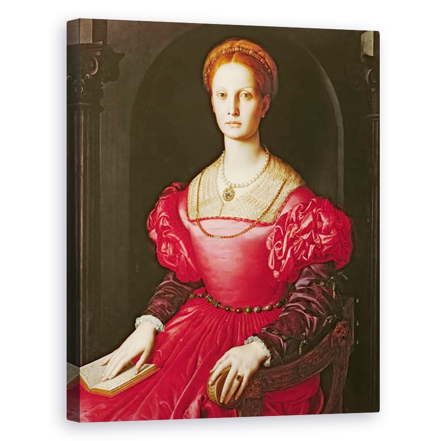 Tablou canvas - Agnolo di Cosimo Bronzino - Lucrezia Panciatichi, 80 x 100 cm