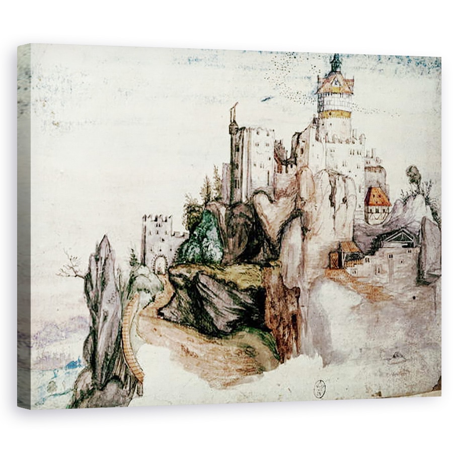 Tablou canvas - Albrecht Durer - Castelul fortificat, 80 x 100 cm