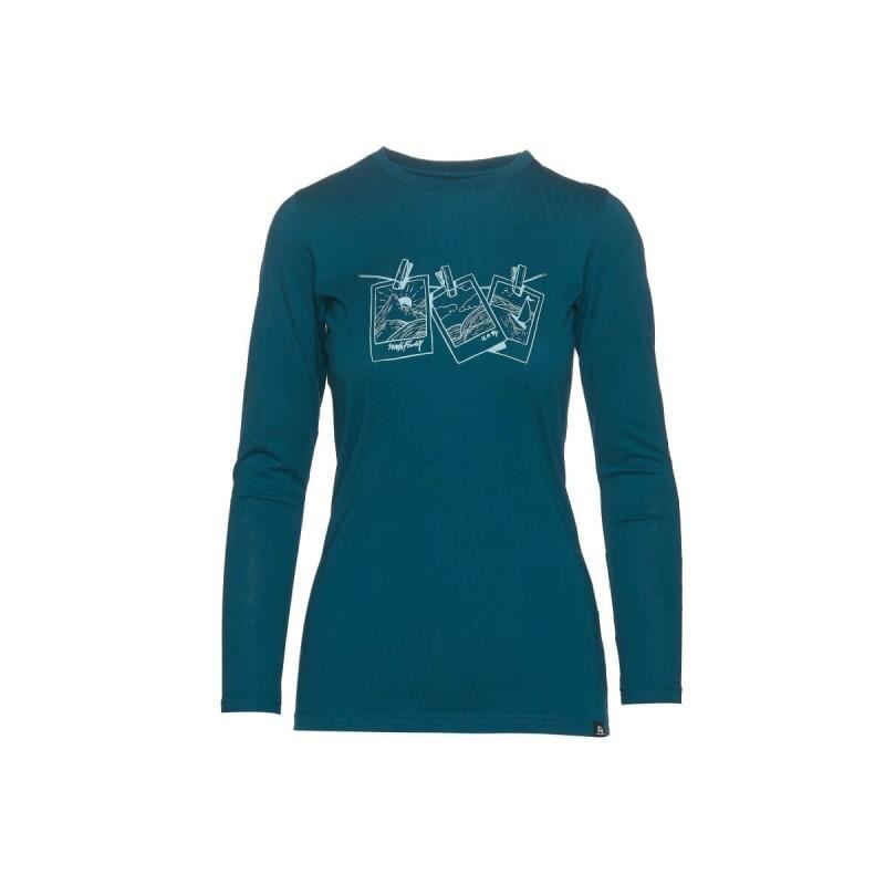 Tricou femei bumbac NORTHFINDER Vanpita TR-4524OR, Albastru