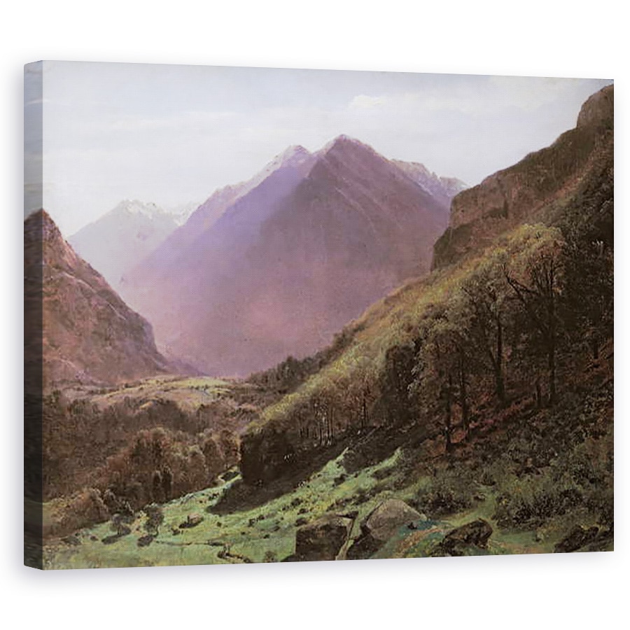 Tablou canvas - Alexandre Calame - Studii montane, 80 x 100 cm