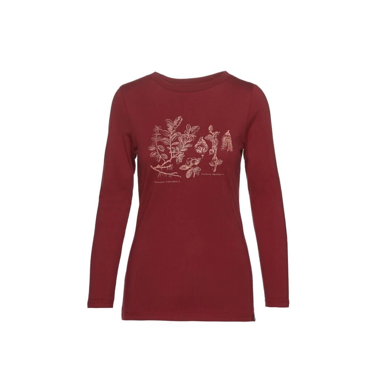 Tricou femei bumbac NORTHFINDER Rodzesa TR-4526OR, Visiniu