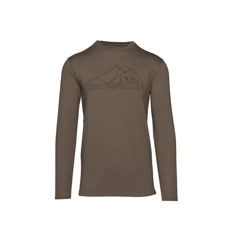 Tricou bumbac barbati NORTHFINDER Semuel TR-3535SP, Gri