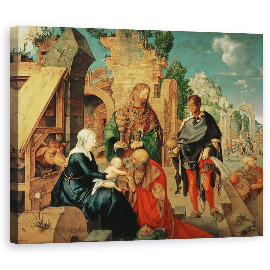 Tablou canvas - Albrecht Durer - Adorarea magilor, 80 x 100 cm