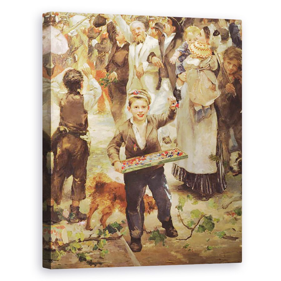 Tablou canvas - Alfred Roll - 14 Iulie 1880, 80 x 100 cm