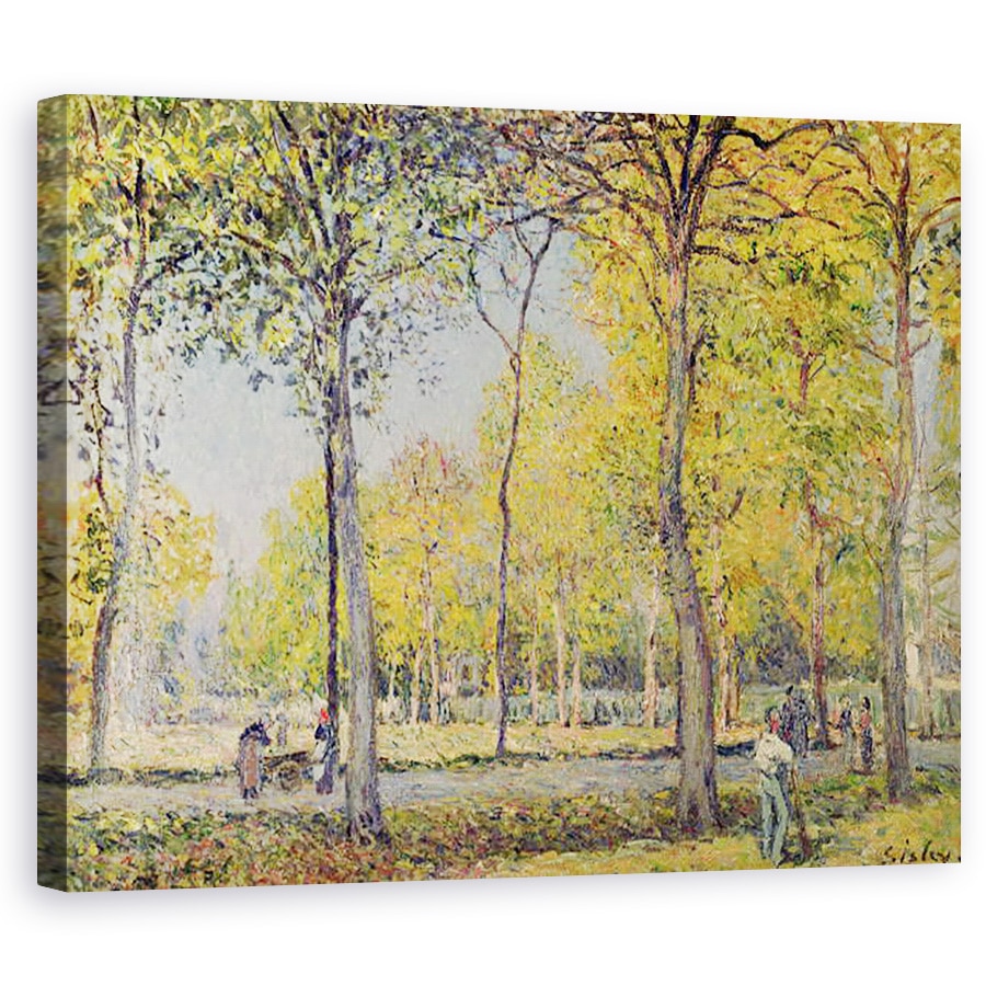 Tablou canvas - Alfred Sisley - Bois de Boulogne, 40 x 50 cm
