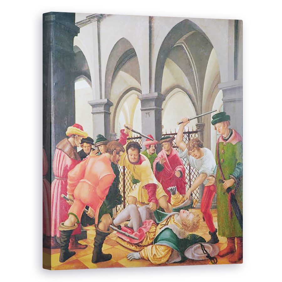 Tablou canvas - Albrecht Altdorfer - Martiriul Sfantului Florian, 80 x 100 cm