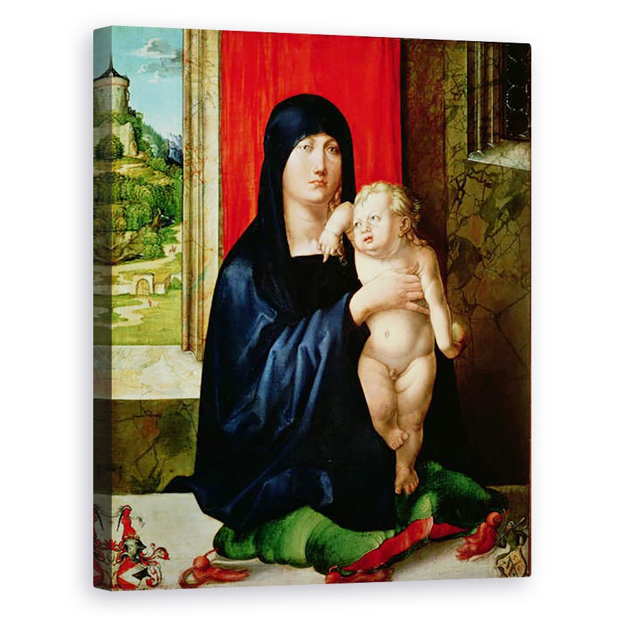 Tablou canvas - Albrecht Durer - Madonna si Copilul, 60 x 75 cm