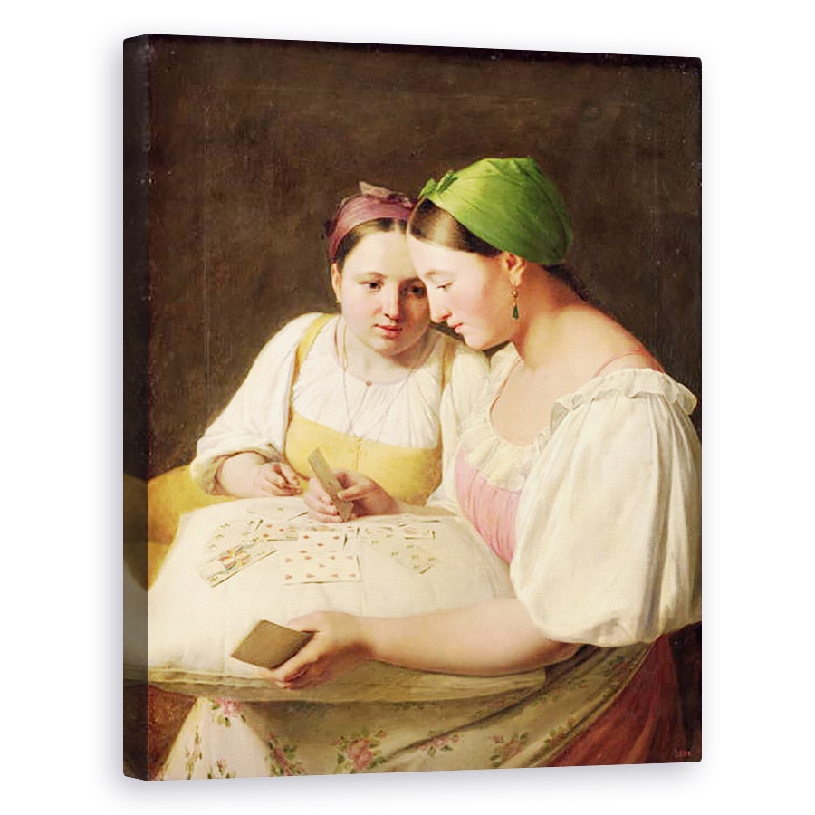Tablou canvas - Aleksei Gavrilovich Venetsianov - Fortune-Telling, 60 x 75 cm
