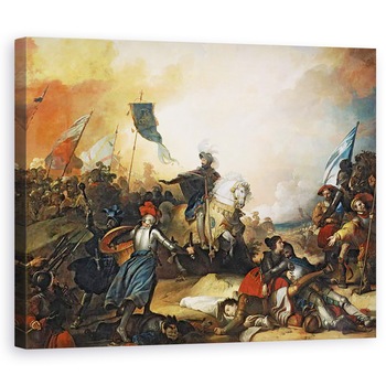 Tablou canvas - Alexandre Evariste Fragonard - Batalia de la Marignan, 14 septembrie 1515, 80 x 100 cm Tablou canvas - Alexandre Evariste Fragonard - Batalia de la Marignan, 14 septembrie 1515, 80 x 100 cm