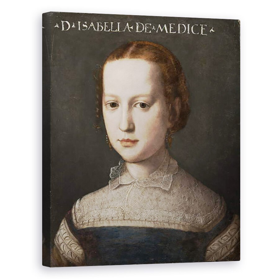 Tablou canvas - Agnolo di Cosimo Bronzino - Isabella de Medici, 80 x 100 cm