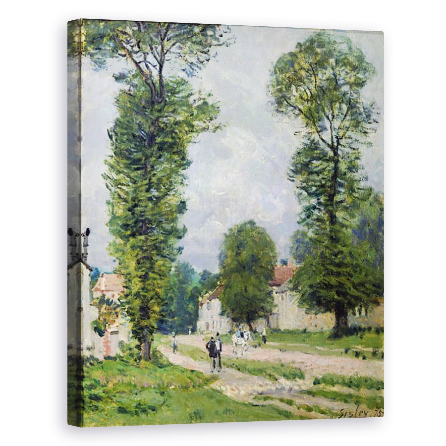 Tablou canvas - Alfred Sisley - Drumul spre Marly-le-Roi, sau Drumul spre Versailles, 80 x 100 cm