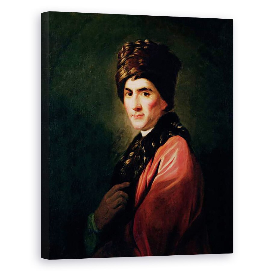 Tablou canvas - Allan Ramsay - Jean Jacques Rousseau, 80 x 100 cm