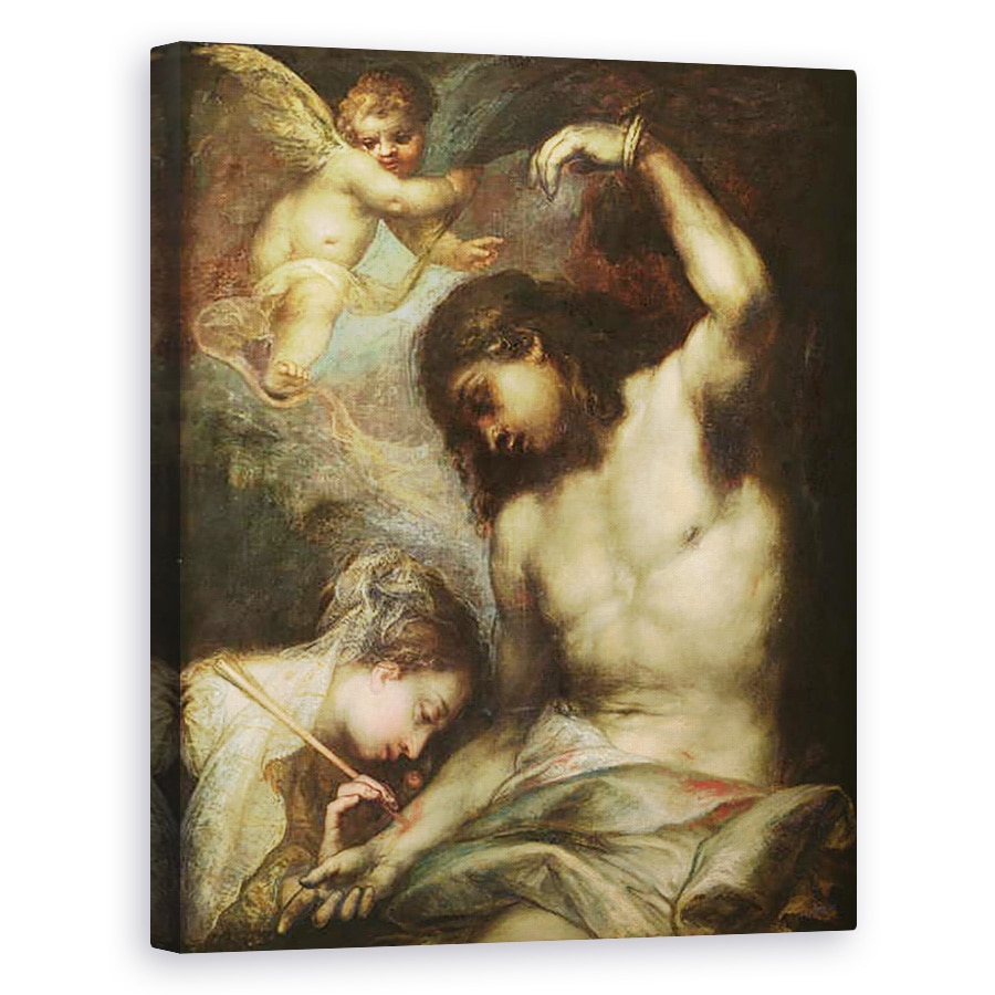 Tablou canvas - Andrea Celesti - Sfantul Sebastian, 40 x 50 cm
