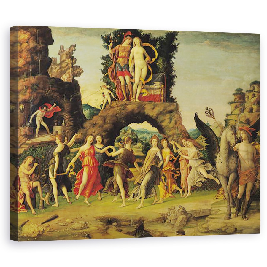 Tablou canvas - Andrea Mantegna - Parnassus - Marte si Venus, 80 x 100 cm