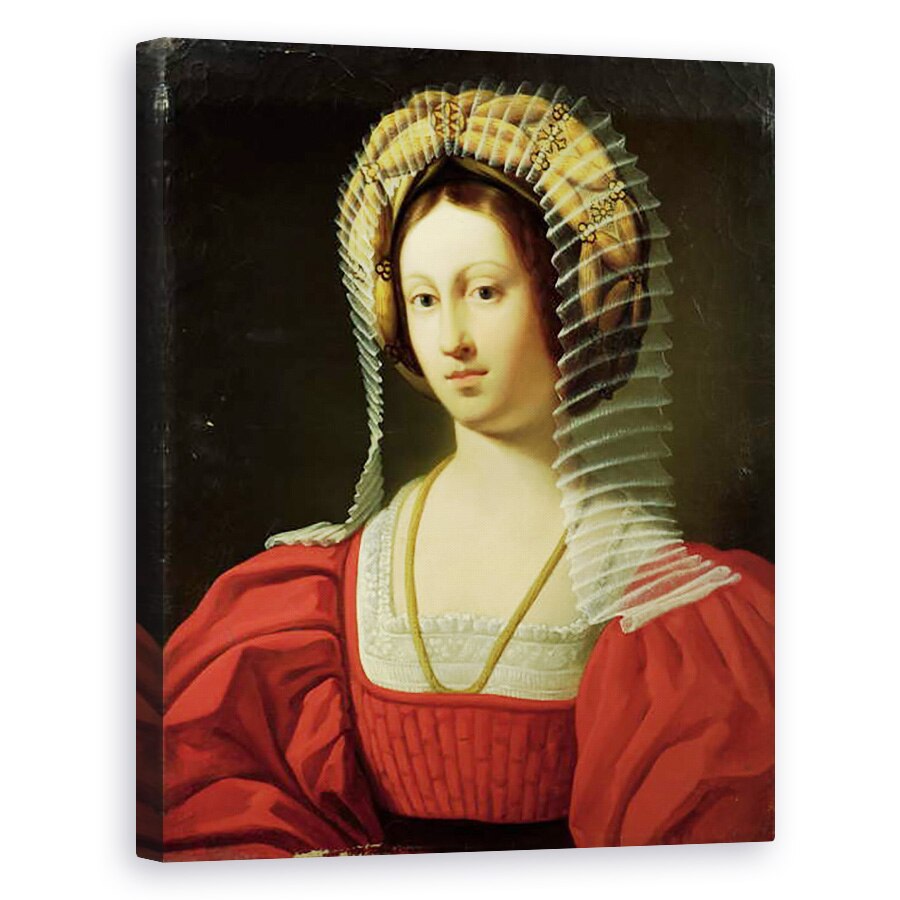 Tablou canvas - Amedee Gras - Giovanna I 1326-82 Regina Neapolelui, 80 x 100 cm