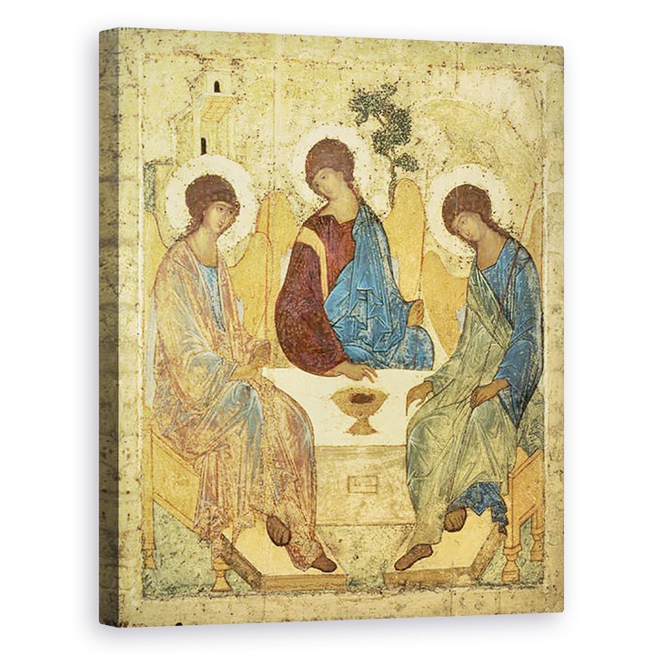 Andrei Rublev - A Szentháromság, Vászonkép, 40 x 50 cm