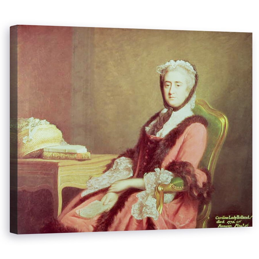 Tablou canvas - Allan Ramsay - Lady Holland, 80 x 100 cm