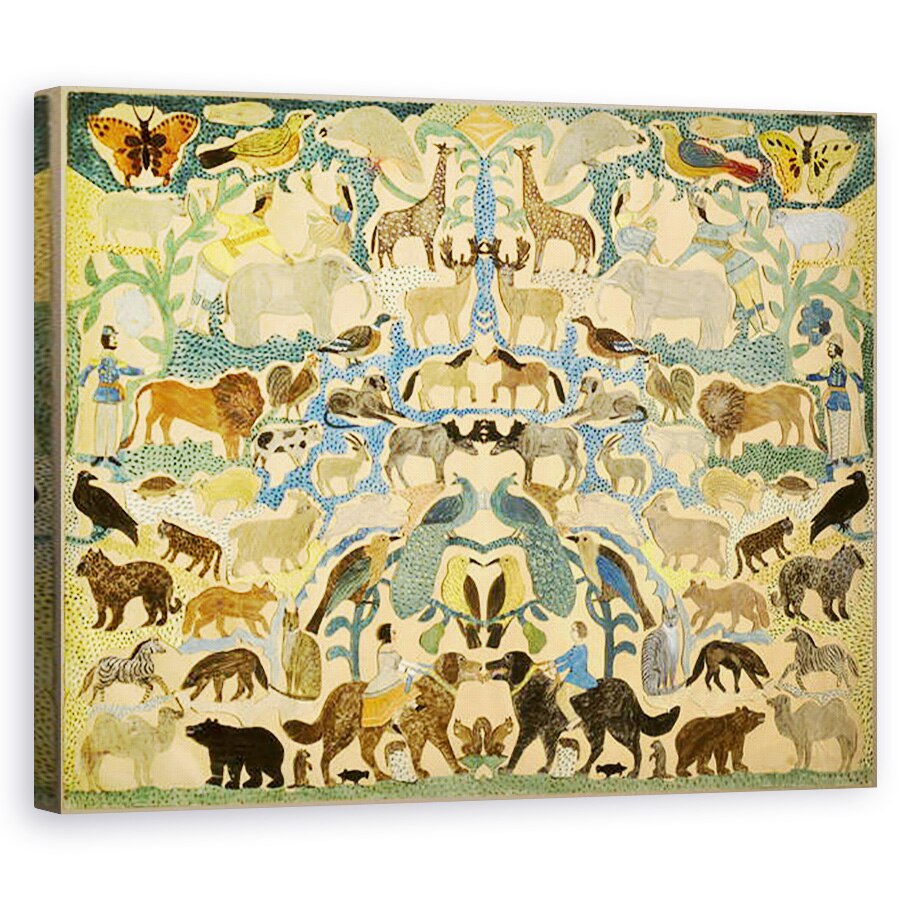 Tablou canvas - Scoal Americana - Decuparea animalelor, 80 x 100 cm