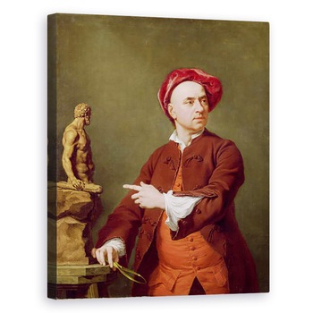 Tablou canvas - Andrea Soldi - John Michael Rysbrack modelarea statuii lui Terra-Cotta a lui Hercule, 60 x 75 cm Tablou canvas - Andrea Soldi - John Michael Rysbrack modelarea statuii lui Terra-Cotta a lui Hercule, 60 x 75 cm