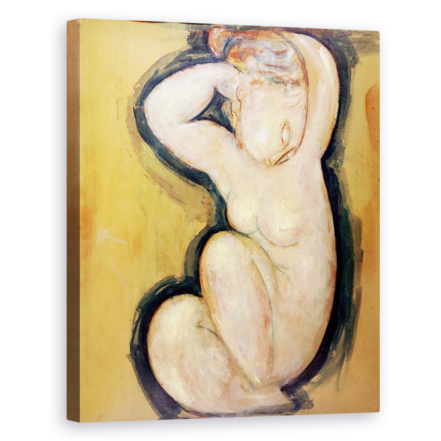 Tablou canvas - Amedeo Modigliani - cariatida, 40 x 50 cm