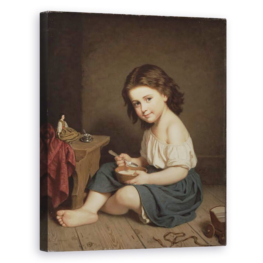 Tablou canvas - Amalia Lindegren - Mic dejun, 80 x 100 cm