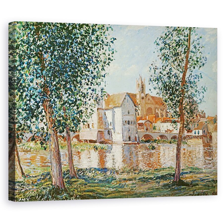 Tablou canvas - Alfred Sisley - Loing de la Moret, 60 x 75 cm