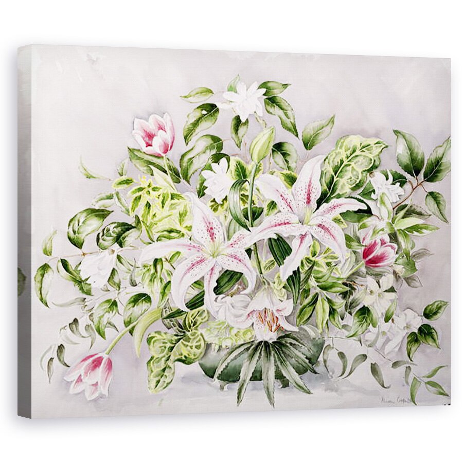 Tablou canvas - Alison Cooper - Natura statica cu crini, 80 x 100 cm