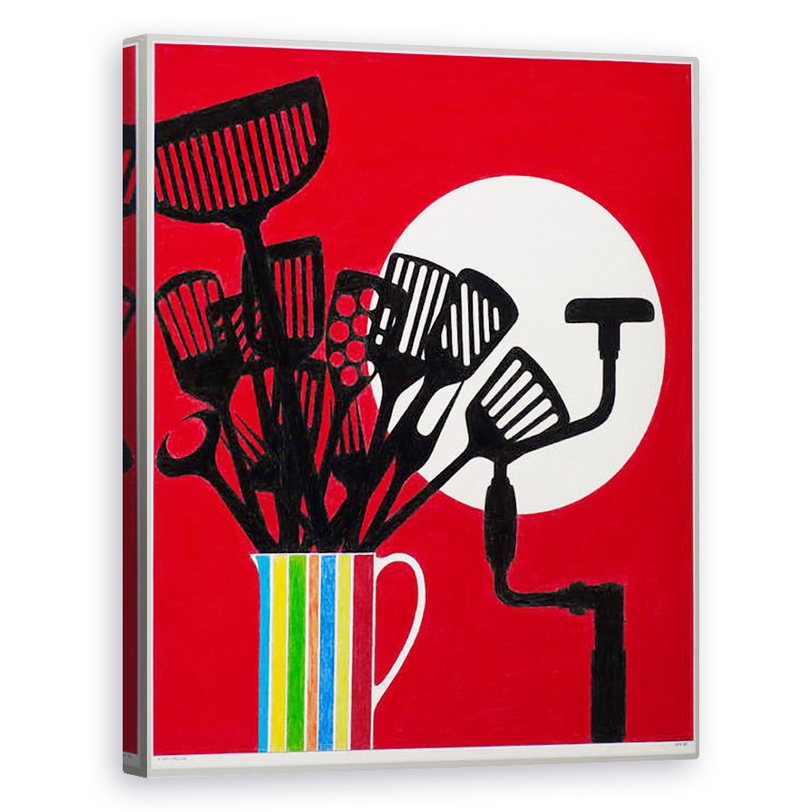 Tablou canvas - Alex Dunn - O viata foarte nemiscata, 80 x 100 cm