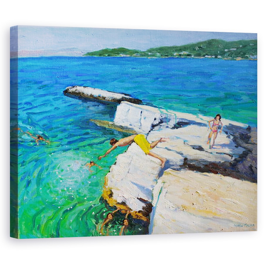 Tablou canvas - Andrew Macara - Scafandrul, Placi Stanca, Skiathos, Grecia,2015, 60 x 75 cm