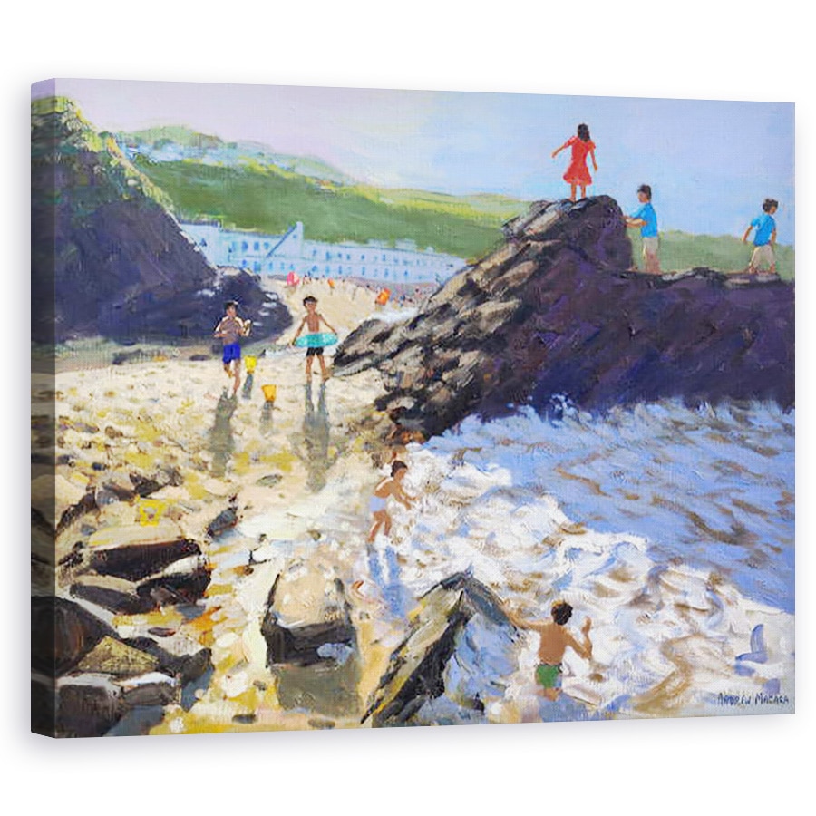 Tablou canvas - Andrew Macara - Alpinism pe stanci, St Ives, 60 x 75 cm
