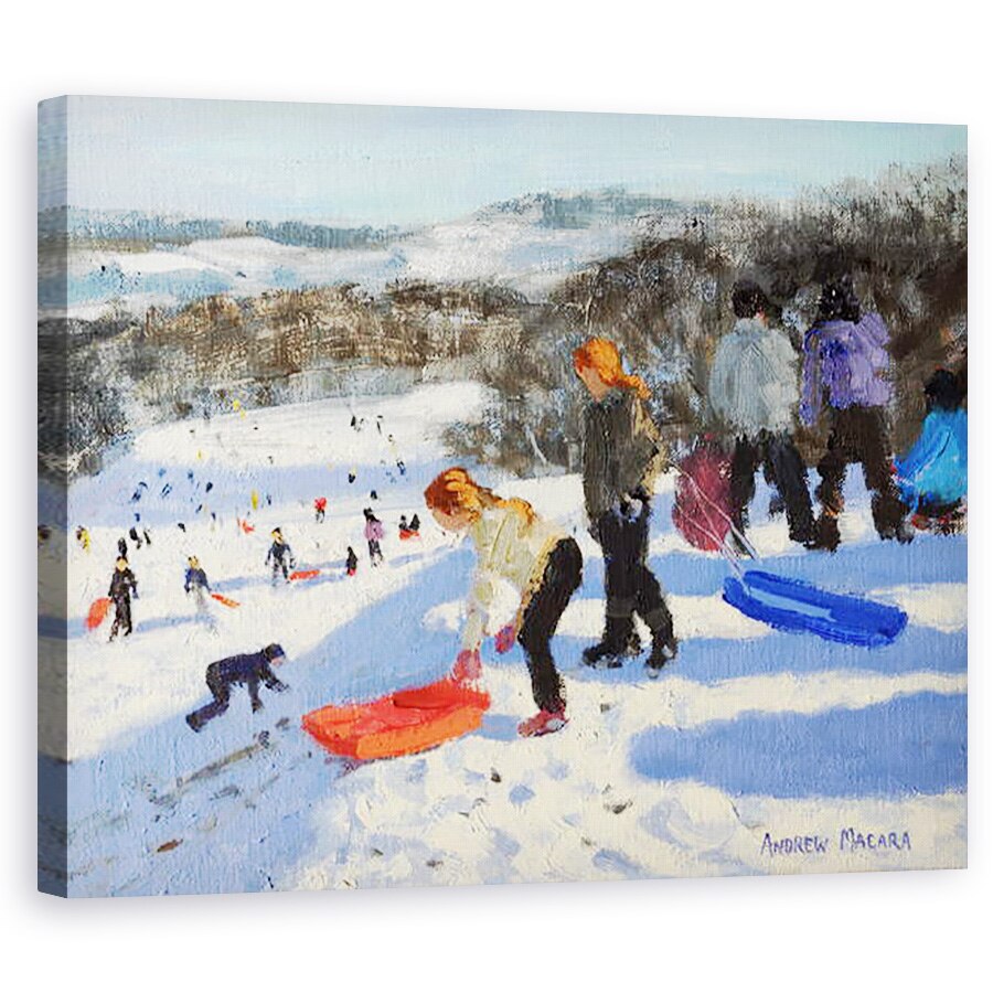 Tablou canvas - Andrew Macara - Detaliu al saniei rosii, Alnestree Park, Derby, 60 x 75 cm