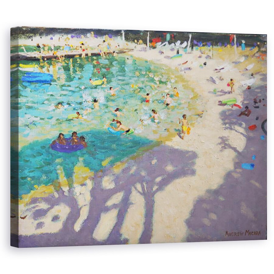 Tablou canvas - Andrew Macara - Umbre de copaci, pe plaja, 60 x 75 cm