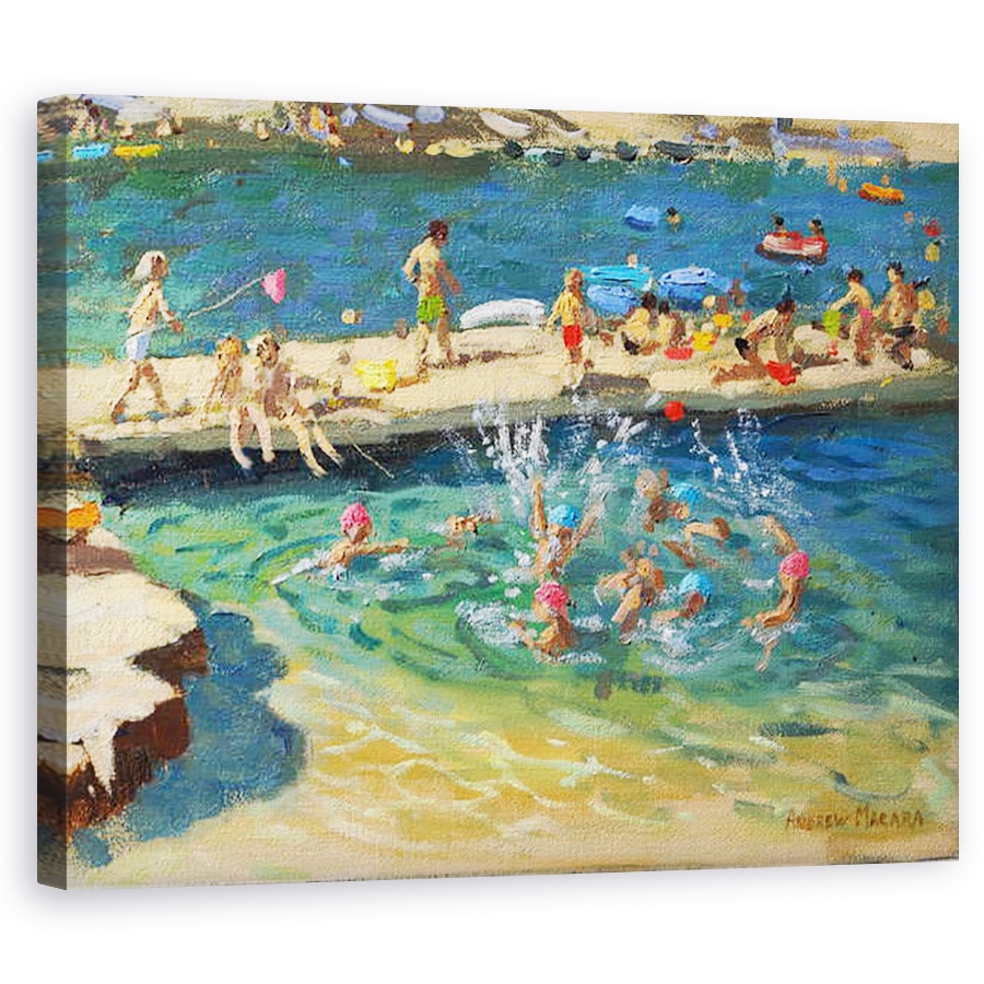 Tablou canvas - Andrew Macara - La debarcader, Rovinj, 60 x 75 cm