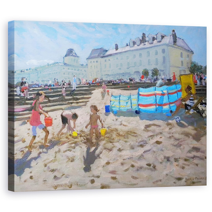 Tablou canvas - Andrew Macara - Jucand in nisip, 60 x 75 cm