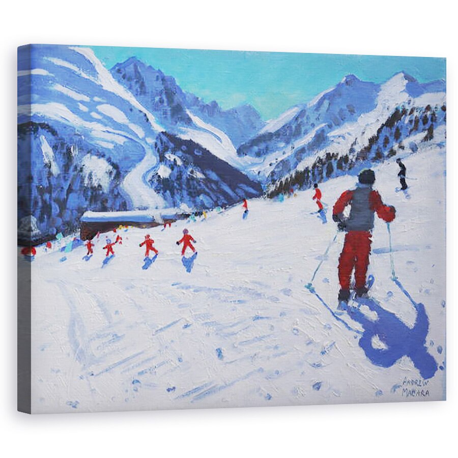 Tablou canvas - Andrew Macara - Instructorul de schi, Mottaret, 60 x 75 cm