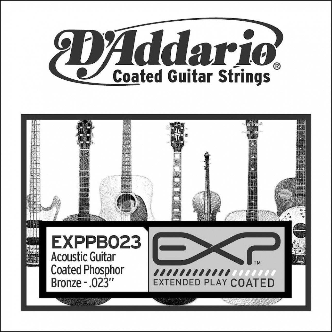 Coarda SOL Chitara D'Addario EXP 023 EXPPB023