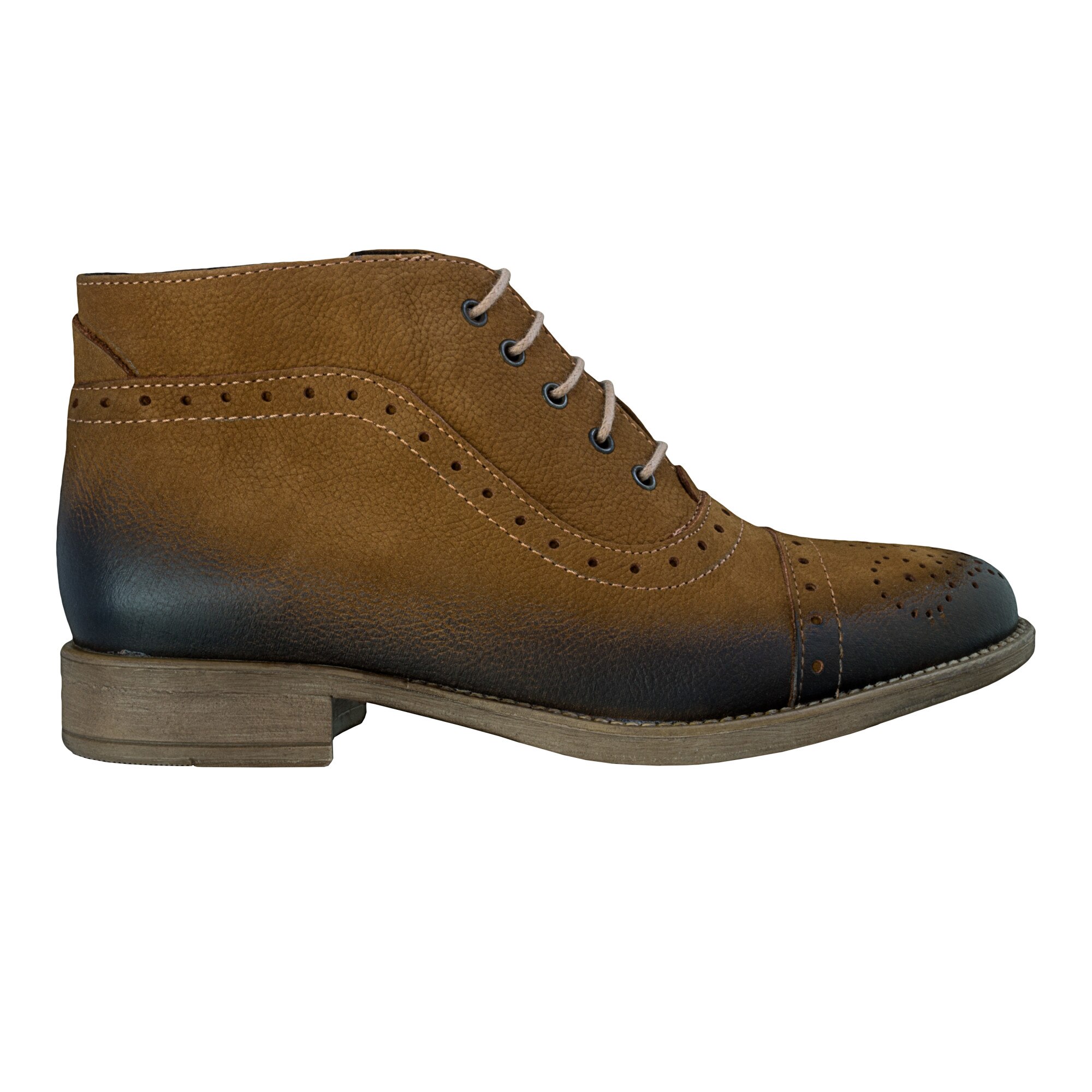 Ghete dama caspian piele naturala casual mania, Maro tabac