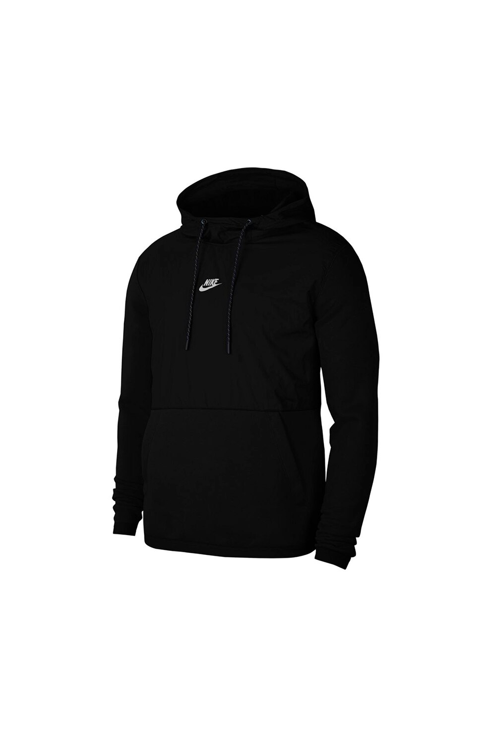 Nike, Hanorac cu imprimeu pe partea din spate Just Do It +, Negru