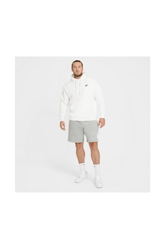 Nike - Худи Sportswear Club с джоб тип кенгуру, Бял